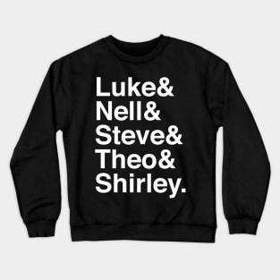 The Haunting of Hill House Characters (White) Crewneck Sweatshirt